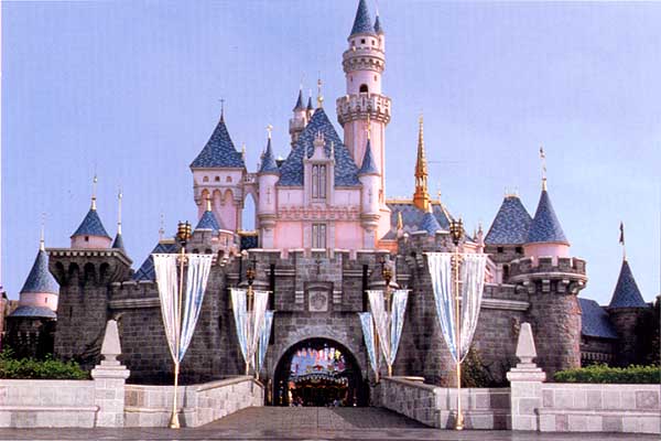 Sleeping Beauty Castle from disneypostcards.com