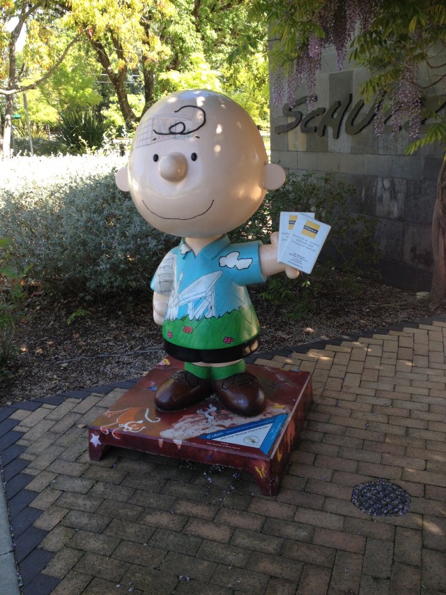 A visit to the Charles Schultz Museum in Santa Rosa with Visit Santa Rosa Executive Director Brad Calkins.