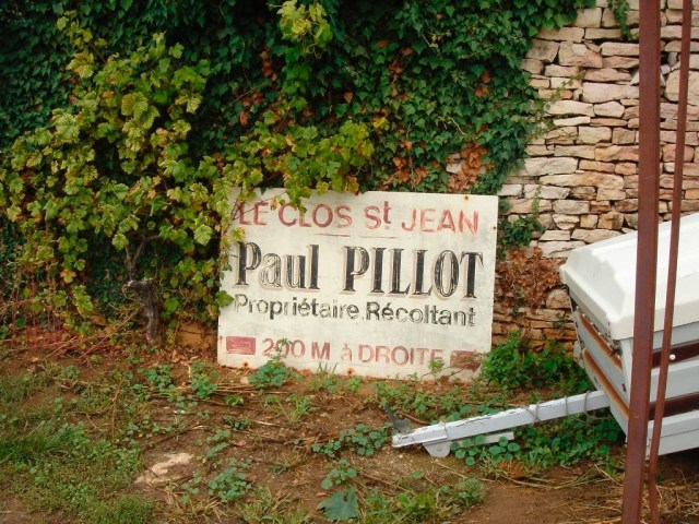 Paul Pillot in Chassagne-Montrachet