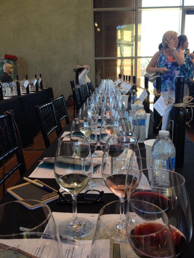 First tasting of the day at Niner.