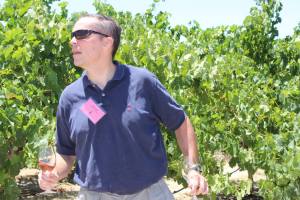 Notice the two wine glasses. Taken by James the Wine Guy (better known as JTWG)