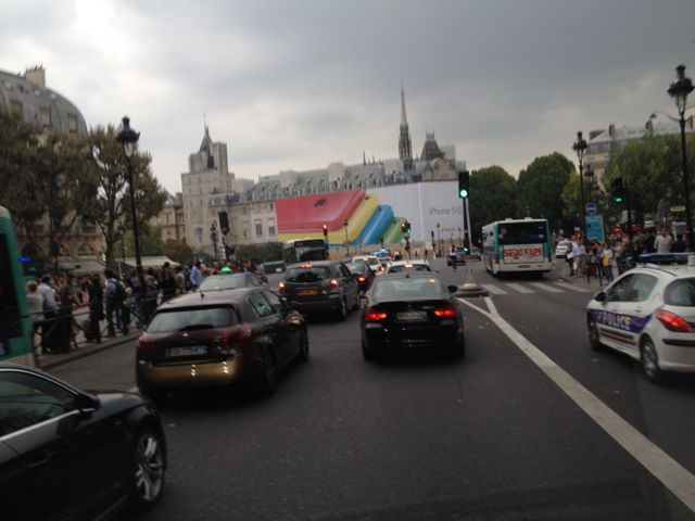 Shortly after landing, I was thrown right into action, driving a cargo van across Paris in rush hour. No problem (until I got a ticket for going the wrong way down a one way street--more on that later).