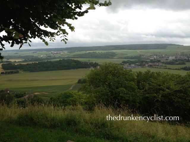 Storm clouds can come up quickly in the Marne Valley....