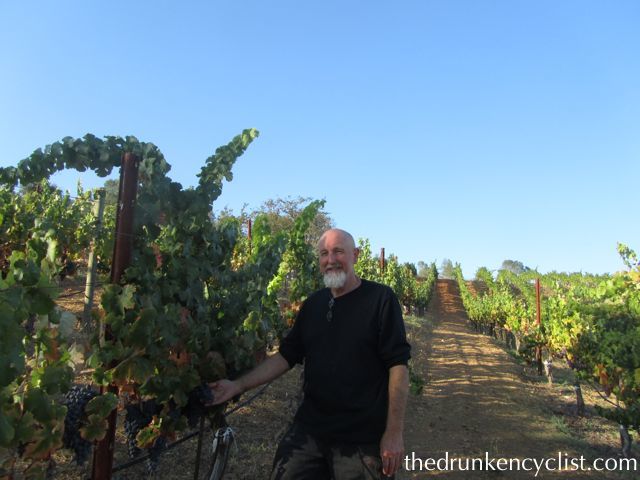 After the tasting Bill reluctantly posed for this picture out in the vineyard where we tried just about every variety from the vines. Are you kidding? Walking the vineyards with Bill Frick? A great experience...