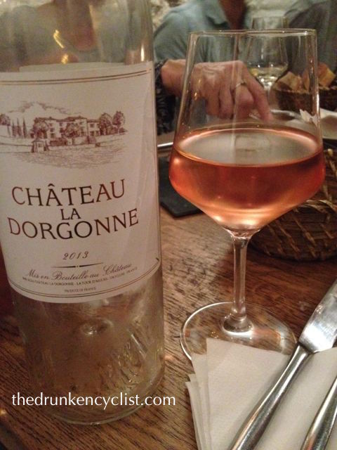 This nice rosé was just sitting there, demanding my attention....