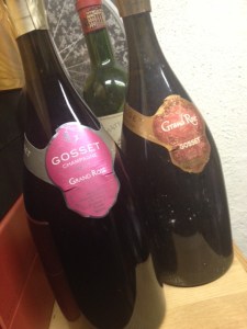 The bottle we had was the old label (right) and I bought four more with the newer label.