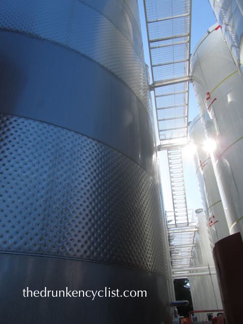 Yeah, we even saw the huge stainless tanks….
