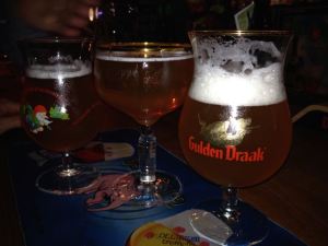 Can you name the other two beers here with the Gulden Draak?