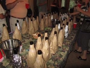 The party at Clos Pepe was legendary, with a blind tasting of hundreds of bottles. I am proud to say that I was able to identify Clos Pepe Pinot….