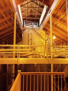 The tank and blending room at Mumm.