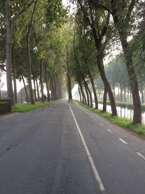 I was mostly riding on roads that looked like this.