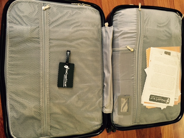 Both sides packed and ready to fold together.