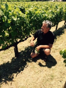 Markus Bokisch (Bokisch Vineyards) in Las Cerezas Vineyard.