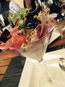 The snark was already flowing, but went to a new level when my salad came out....