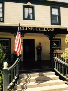 The main tasting room at Cline.
