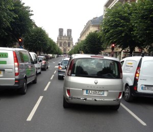 riding through the streets of Reims is not nearly as dangerous as say, Detroit.