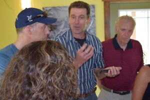 Johannes greets every visitor to the tasting room.