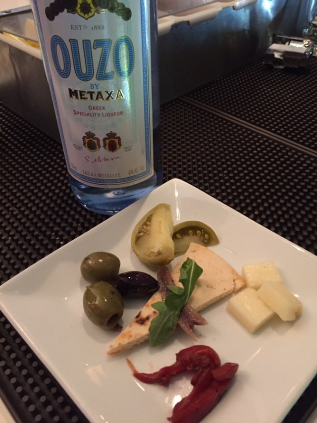 Wednesday was my monthly wine dinner at Fare, focusing on Greece.