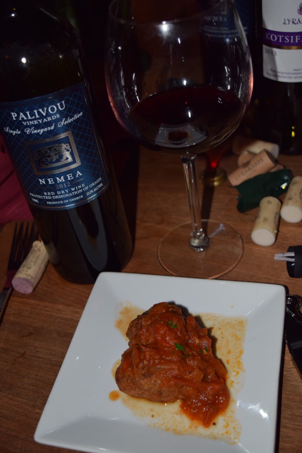 Course Three with 2012 Palivou Vineyards Nemea Red.