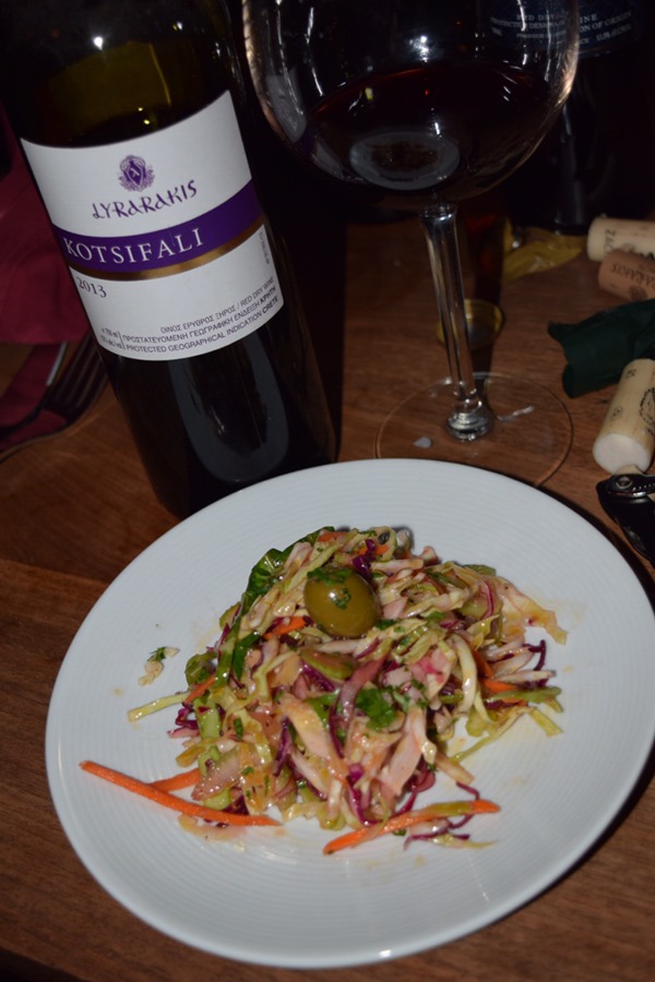 Course Two with 2013 Lyrarakis Kotsifali. It was tough to choose, but this might have been my favorite course.