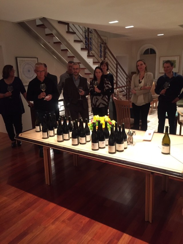 Saturday night was a wine dinner with Byron Kosuge and Rozca....