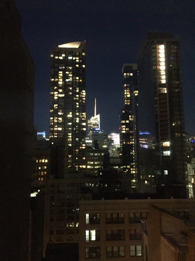 Back up to New York Sunday....