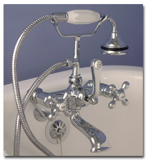 The shower head in question was not nearly this elegant, but you get the idea....