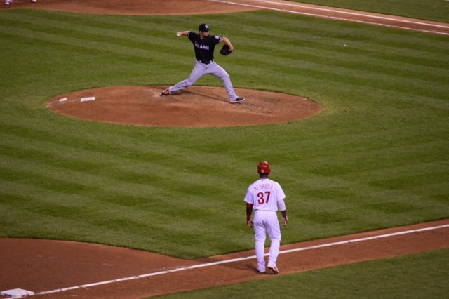 But I did get a few shots of my son's favorite player, Odubel Herrera.