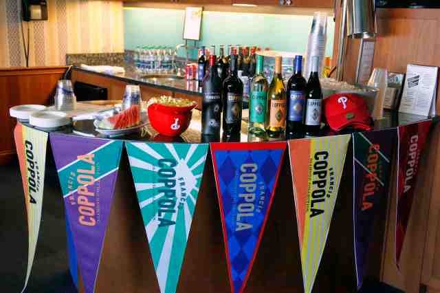 Plenty of wine on hand. Photo Credit: Scott Weiner for Francis Ford Coppola Winery