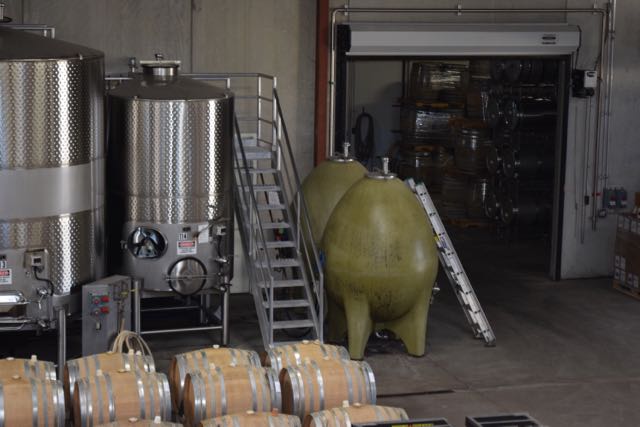 The visit also included a tour of the facilities and the very cool concrete eggs....