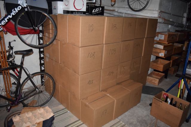 83 cases of soon to be Tow-Buck Chuck?