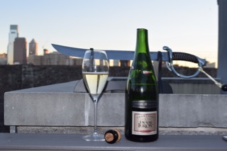 Sabering on the roof.