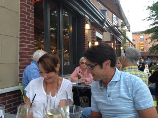 Dining al fresco in our 'hood: I know we will find new spots in Houston, but we won't be able to walk there. Our little Fairmount neighborhood has changed a ton in the last 16 years and now boasts some fantastic restaurants.