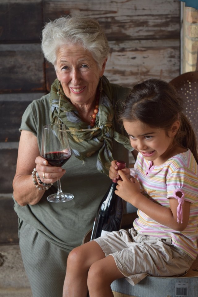 Drinking Teroldego Reserve with another of the 1,500 growers that make up the Mezzacorona cooperative.