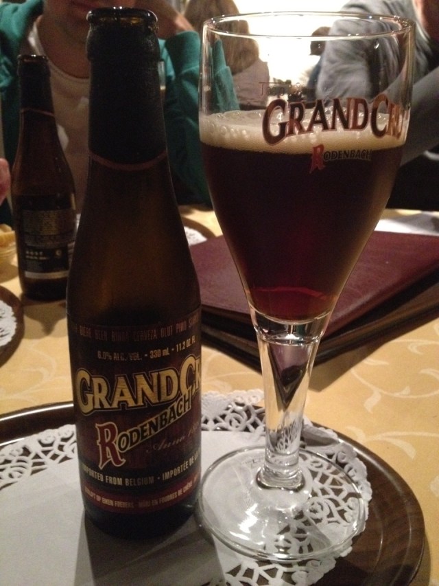 I usually opt for a Rodenbach Grand Cru within minutes of arriving in West Flanders.