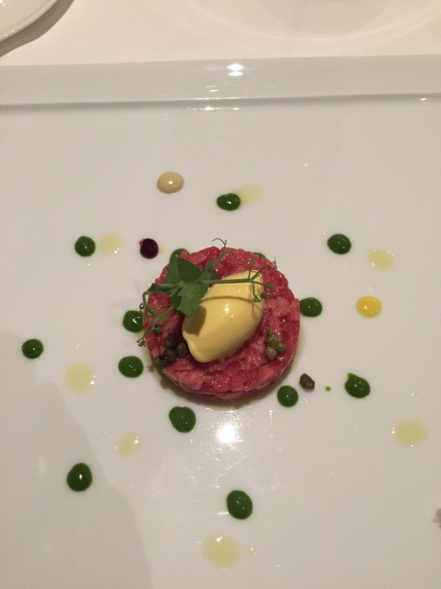 The salmon tartare was nothing short of mazing (and a wonderful pairing with the Walch Chardonnay).