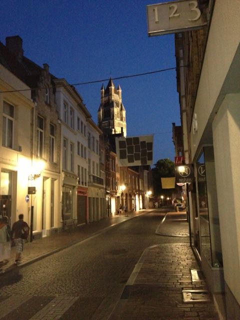 A street on the way to the bar.